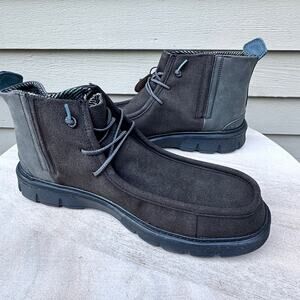 New HEYDUDE Boris Eco Mens Size 14 Casual Shoe Granite Gray Ankle Boot 112653045